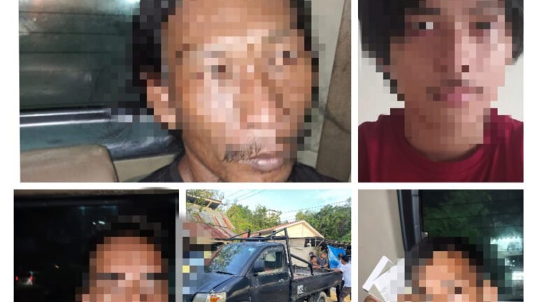 Empat Tersangka Pelaku Pencurian Mobil Open di Kendari Diamankan Polisi
