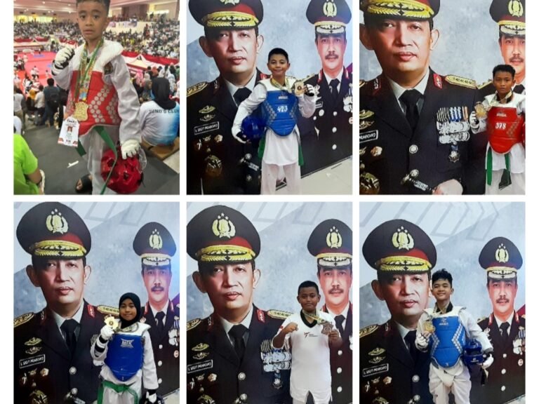 Sultra Taekwondo Fighter Kembali Raih Prestasi, Borong 18 Medali Emas di Ajang Kapolri Cup