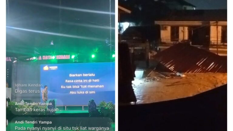 Rumah hingga Mobil Hanyut Gegara Banjir, Oknum Pejabat Asyik Karaoke