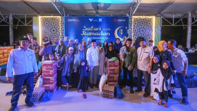 Bagikan Bingkisan ke 500 Anak Yatim dan 100 Panti Asuhan, PT Vale Dukung Program Amaliah Ramadan