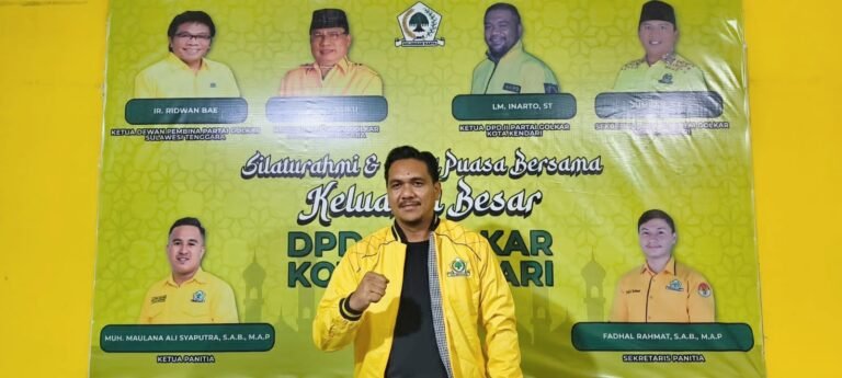 Bakal Maju Pilwalkot Kendari, Hendrawan Kantongi Rekomendasi Golkar