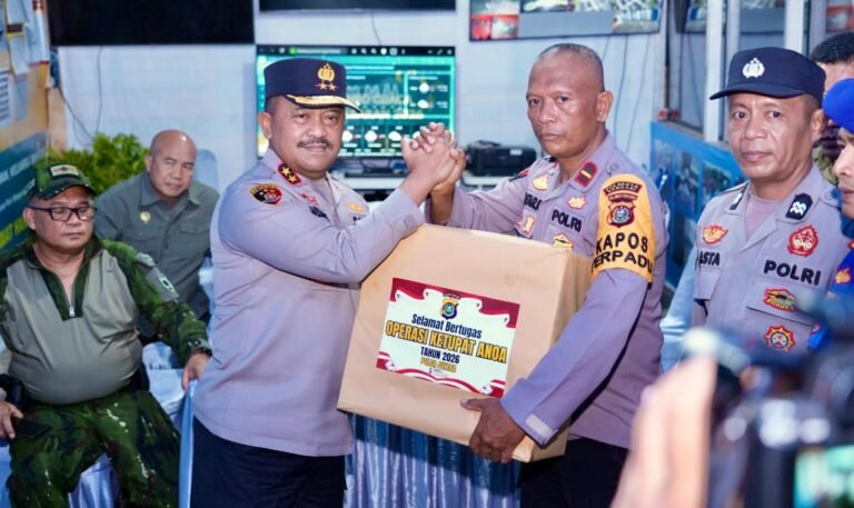 Kapolda Sultra Patroli Malam Cek Pos Operasi Ketupat Anoa 2026