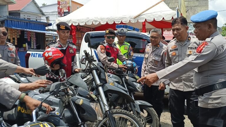 Tim Was Ops Polda Sultra Cek Kesiapan Pos Operasi Ketupat Polres Buton