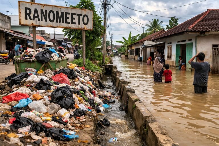 Sampah Menumpuk dan Banjir, Warga Ranomeeto Usul Pindah Kabupaten