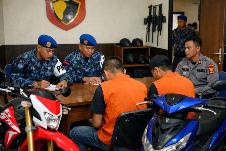 Soal Oknum TNI AU Diduga Beli Motor Hasil Curanmor, Den Pom TNI AU Ambil Kesaksian Dua Tersangka di Polresta Kendari