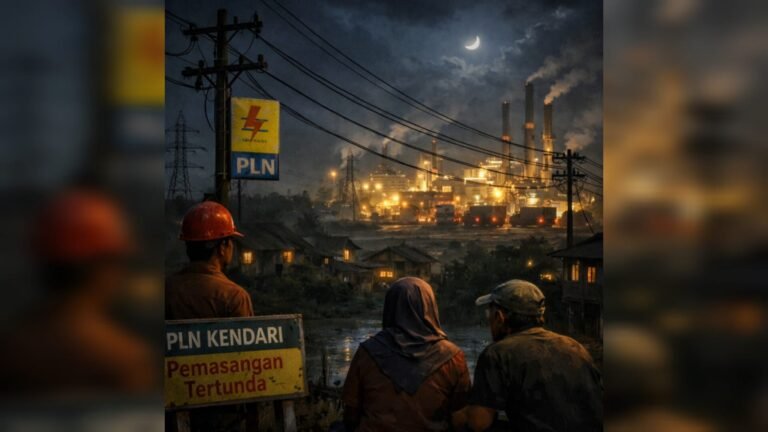 Setoran Rp1 Miliar Mengendap, Pemasangan Listrik PLN UP3 Kendari Tertunda