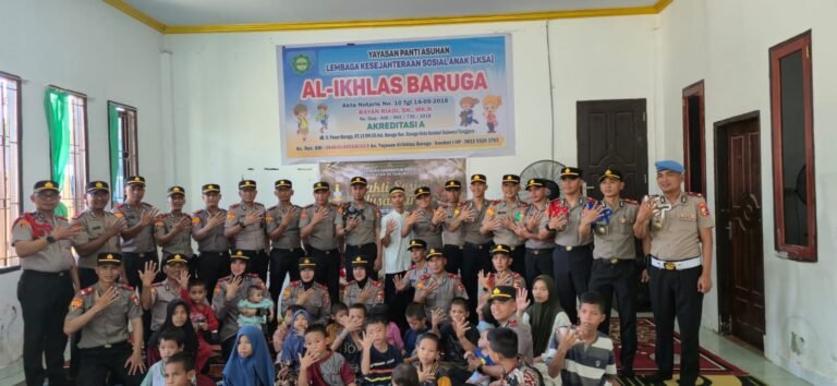 SIP Angkatan 55 Polda Sultra Gelar Baksos di Panti Asuhan