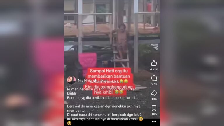 Putus dengan Si Cucu, Pria Bongkar Rumah Nenek di Kolaka