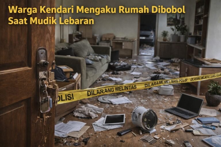 Warga Kendari Mengaku Rumah Dibobol Saat Mudik Lebaran