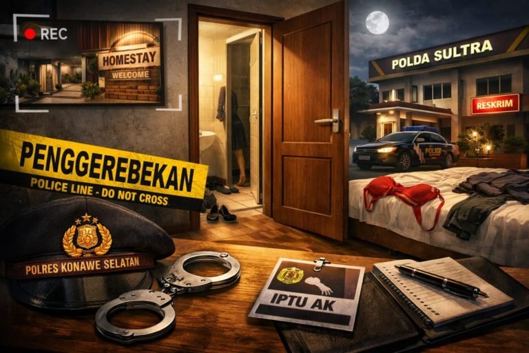Propam Polda Sultra Periksa Iptu AK Usai Digerebek Istri