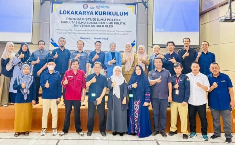FISIP UHO Gelar Lokakarya Kurikulum OBE Ilmu Politik