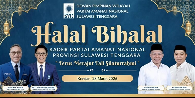 Yusran Akbar Resmi Pimpin PAN Sultra, Gantikan Abdurrahman