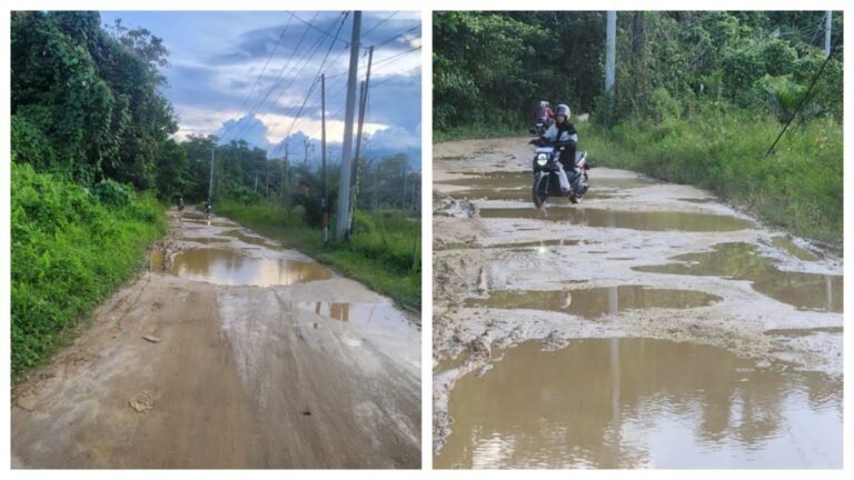 Warga BTN Zavier Kendari Keluhkan Jalan Rusak Bertahun-Tahun
