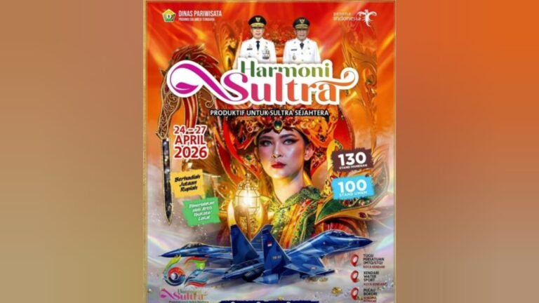 HUT Sultra ke-62 Digelar di Kendari, Usung Harmoni Sultra 2026