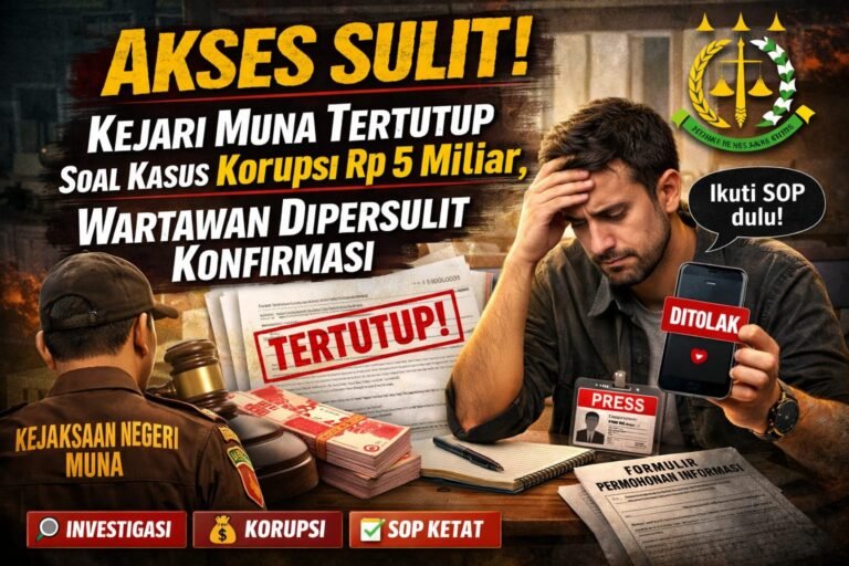 Nama Eks Pj Bupati Disebut, Konfirmasi Kasus Korupsi Mubar Terkendala SOP