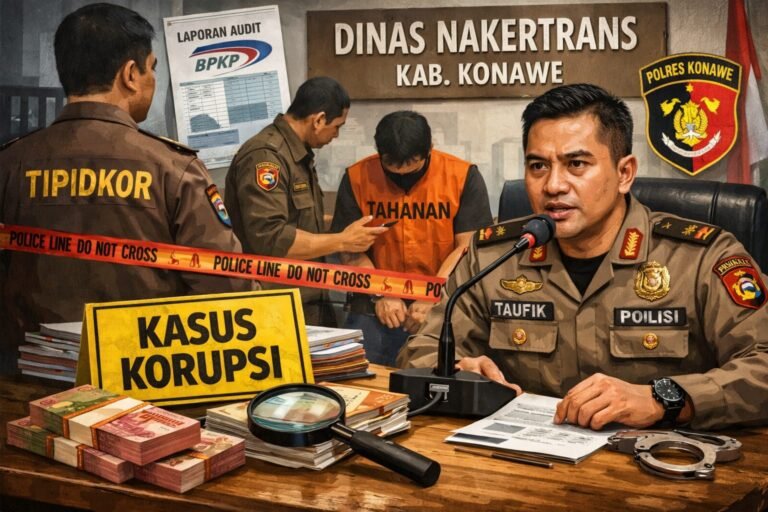 Polisi Naikkan Kasus Dugaan Korupsi Nakertrans Konawe ke Penyidikan