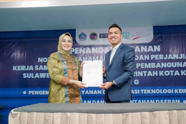 Bank Sultra dan Pemkot Kendari Teken MoU Digitalisasi Keuangan Daerah