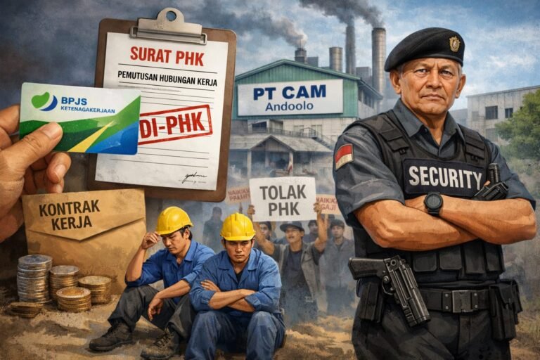 Karyawan PT CAM Andoolo Keluhkan BPJS, PHK Mendadak, dan Kontrak Tidak Jelas