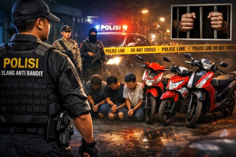 Polres Kolaka Bongkar Jaringan Curanmor, Lima Pelaku Ditangkap
