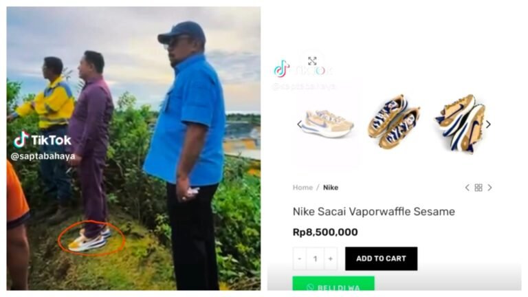 Sindir Gaya Hidup Mewah Pejabat, Konten Kreator Sapta Bahaya Soroti Sepatu Wakil Bupati Seharga Rp8,5 Juta