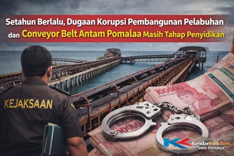 Setahun Berlalu, Kasus Dugaan Korupsi Pembangunan Pelabuhan dan Conveyort Belt Antam Pomalaa Masih Tahap Penyidikan