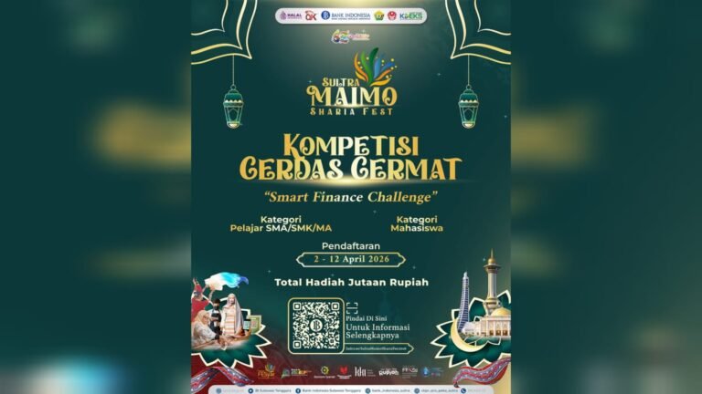 Kompetisi Cerdas Cermat Syariah Sultra 2026 Dibuka untuk Pelajar