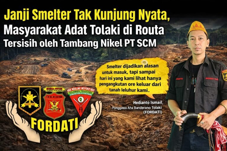 FORDATI Soroti Aktivitas Tambang Nikel PT SCM