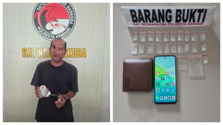 Petani di Konkep Ditangkap Gegara Kedapatan Miliki 21 Paket Sabu