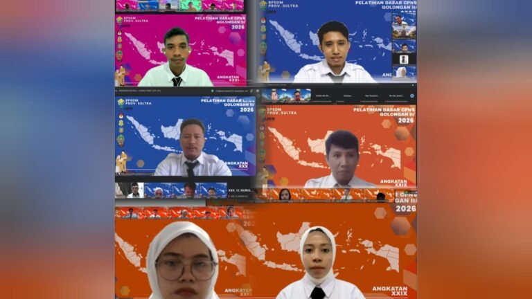 CPNS KPU Wakatobi Ikuti Seminar Aktualisasi Latsar ASN