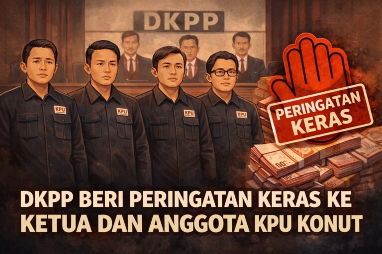 DKPP Beri Peringatan Keras ke Ketua dan Anggota KPU Konut