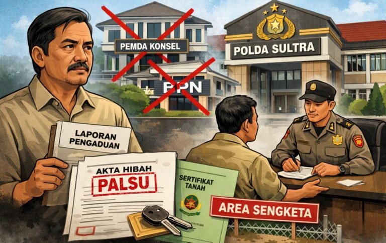 Warga Laporkan Pemda Konsel dan BPN soal Dugaan Pemalsuan Dokumen