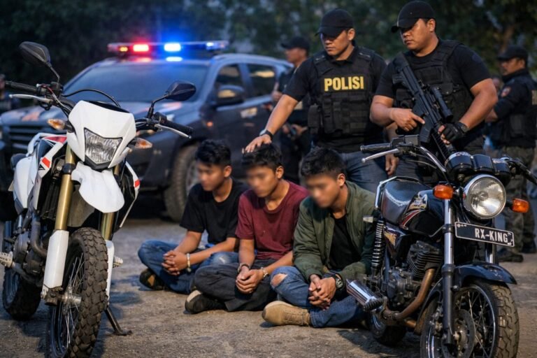 Tiga Pelaku Curanmor Ditangkap, Dua Motor Hendak Dijual ke Baubau