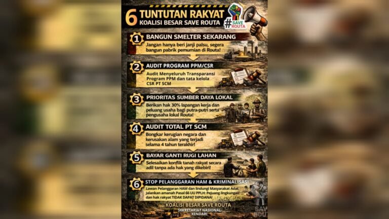 KBSR Tuding PT SCM Mainkan Strategi Adu Domba, Janji Pembangunan Smelter Terkesan Diingkari