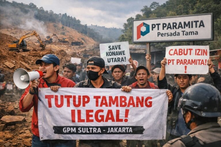 GPM Sultra Soroti Dugaan Tambang Ilegal PT Paramita