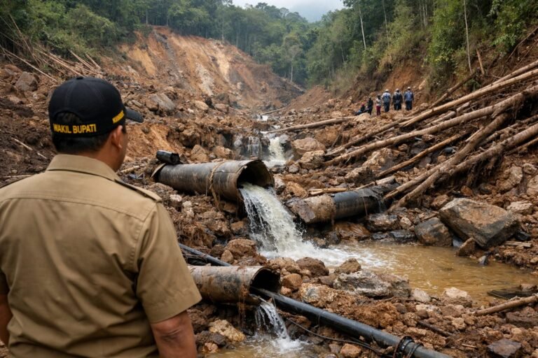 Aktivitas Tambang PT Almharig Diduga Picu Longsor di Kabaena, Tutup Sumber Air Warga Tiga Kecamatan