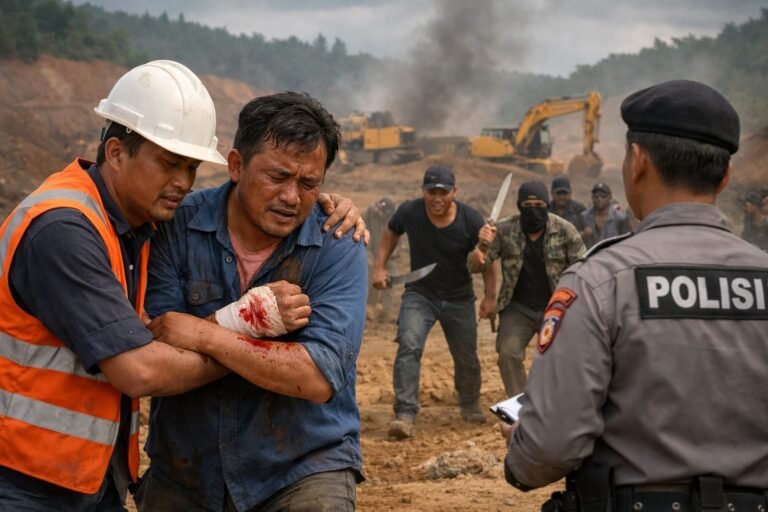 Pekerja Tambang PT Toshida Diserang Sajam, Polisi Selidiki