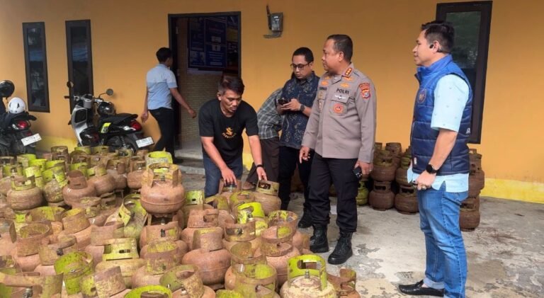 Polairud Polda Sultra Gagalkan Penyalahgunaan LPG 3 Kg, 5 Tersangka