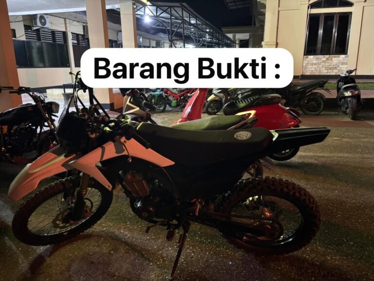 Polisi Tangkap Dua Pelaku Curanmor CRF di Kendari