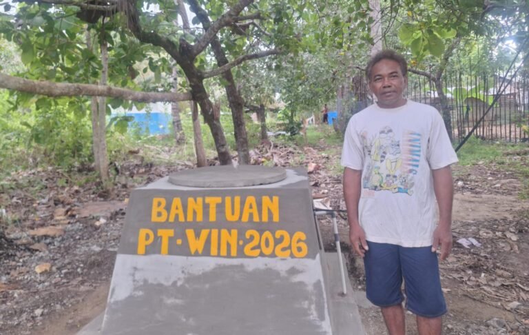PT WIN Bangun Sumur Bor, Warga Torobulu Kini Akses Air Bersih