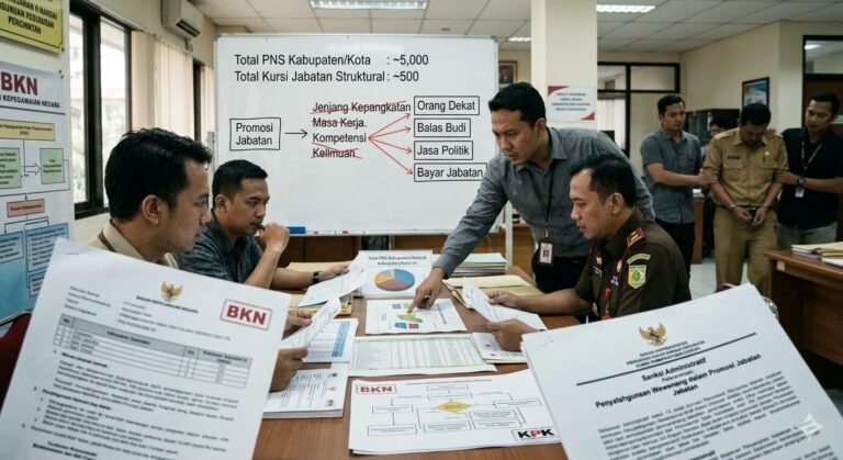 OPINI: Empat Aktor Satu Transaksi,  ‘Membongkar Skema Jual Beli Jabatan di Balik Sistem Merit’