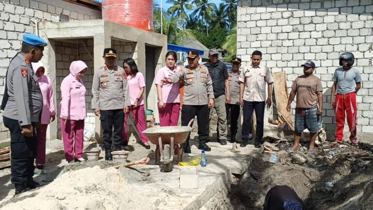 Kapolres Buton Tinjau Pembangunan SPPG Polri di Siompu