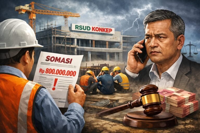 Somasi Proyek RSUD Konkep, PT Tuju Wali-wali Diduga Tunggak Rp800 Juta