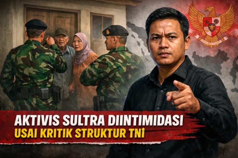 Aktivis di Sultra Ngaku Diintimidasi Usai Kritik Struktur Teritorial TNI