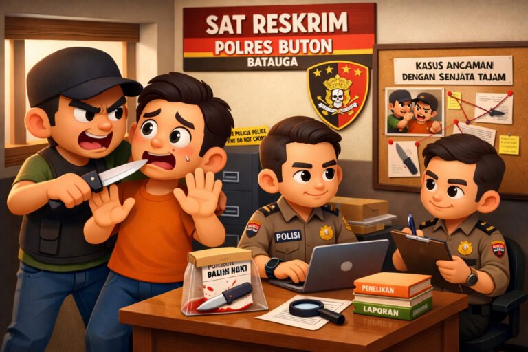 Kasus Dugaan Pengancaman Sajam di Batauga Naik Tahap Penyidikan
