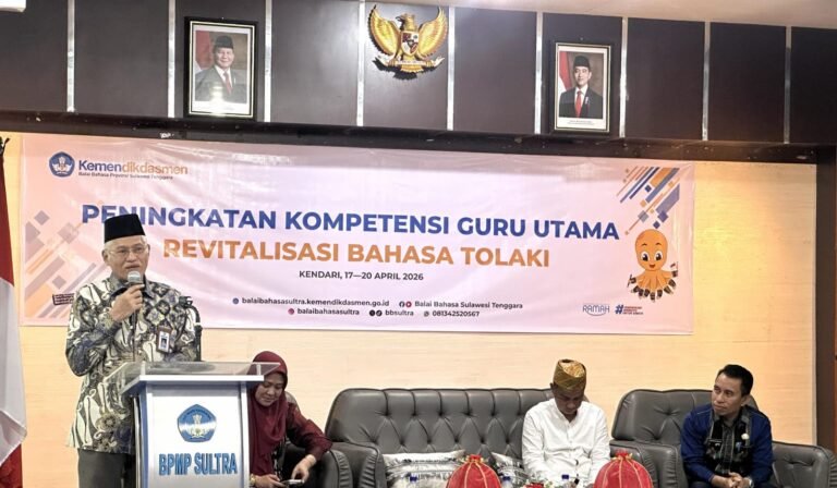 Revitalisasi Bahasa Tolaki Masuk Tahun Ketiga, 722 Guru Dilatih