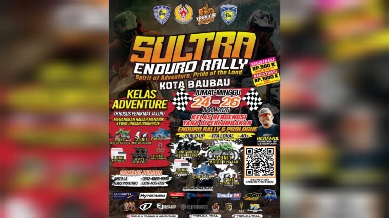 Enduro Rally Bau-Bau Dorong UMKM dan Pariwisata Sultra