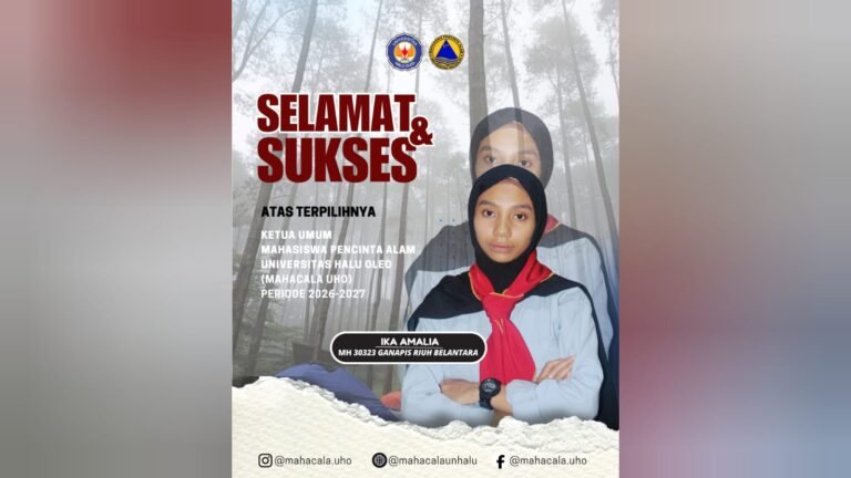 Ika Amalia Terpilih Ketua Umum MAHACALA UHO Periode 2026-2027