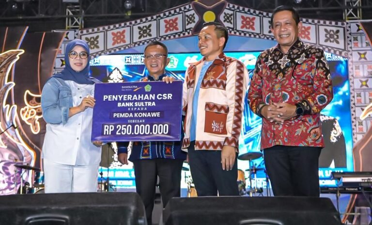 Bank Sultra Salurkan CSR Rp250 Juta untuk Beasiswa 625 Siswa Konawe