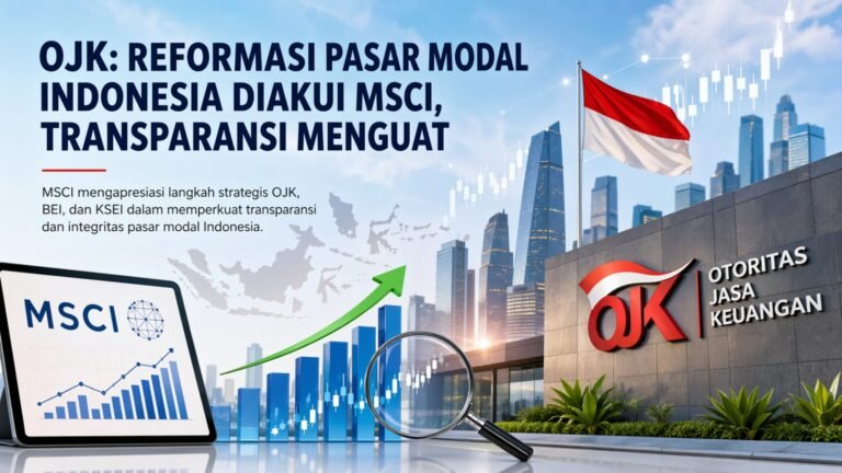 OJK: Reformasi Pasar Modal Indonesia Diakui MSCI, Transparansi Menguat