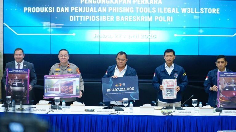 Polri Bongkar Jaringan Phishing Internasional, Kerugian Rp350 Miliar